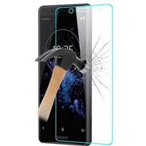 Sony Xperia XZ2 Compacte Screenprotector van Gehard Glas - 9H - Doorzichtig