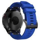 Siliconen Band - Garmin Fenix 6 GPS/6 Pro GPS/5/5 Plus - Blauw