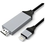 Full HD Lightning naar HDMI AV Adapter - iPhone, iPad, iPod - Zwart