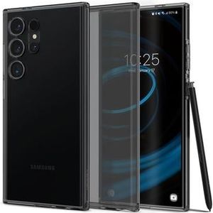 Samsung Galaxy S24 Ultra Spigen Liquid Crystal TPU Hoesje - Doorzichtig Zwart
