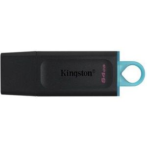 Kingston DataTraveler Exodia Flash Drive - 64GB - Teal / Zwart