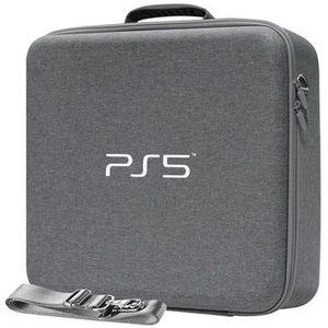 Sony Playstation 5 Draagbare EVA Tas - Grijs