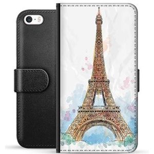 iPhone 5/5S/SE Premium Portemonnee Hoesje - Parijs