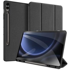 Samsung Galaxy Tab S9 FE+ Dux Ducis Domo Tri-Fold Smart Folio Hoesje - Zwart