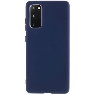 Antislip Samsung Galaxy S20 FE TPU Hoesje - Donkerblauw