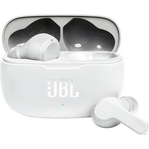 JBL Wave 200TWS Draadloze Koptelefoon met Oplaadetui - Wit
