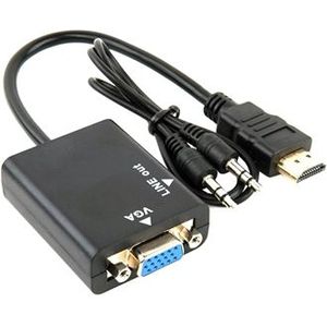 HDMI / VGA Adapter met 3.5mm AUX Kabel