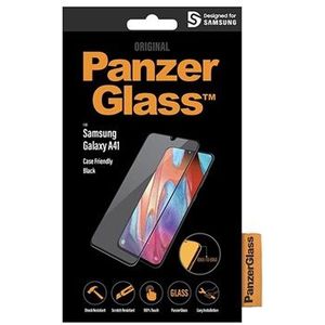 PanzerGlass Case Friendly Samsung Galaxy A41 Screenprotector - Zwart