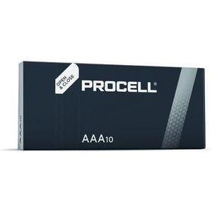 Duracell Procell LR03/AAA Alkaline batterijen 1200mAh - 10 stuks.