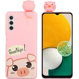 Samsung Galaxy A04s/A13 5G 3D Cartoon TPU Hoesje - Varken