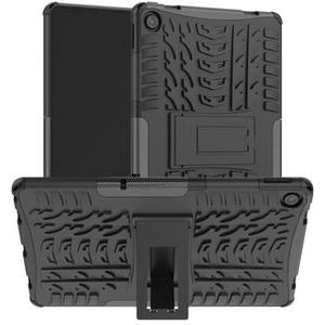 Lenovo Tab M10 Plus Gen 3 Antislip Hybride Hoesje met Standaard - Zwart