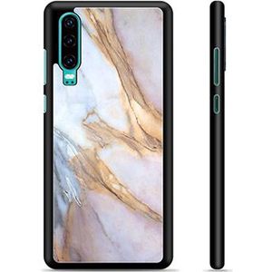 Huawei P30 Beschermhoes - Elegant Marmer