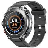 Lemfo T92 Smartwatch met TWS Oortelefoon - iOS/Android - Zwart