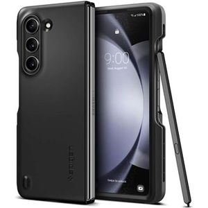 Samsung Galaxy Z Fold5 Spigen Thin Fit P Hybride Hoesje - Zwart