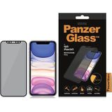 PanzerGlass Privacy CF iPhone XR / iPhone 11 Screenprotector - 9H - Zwart