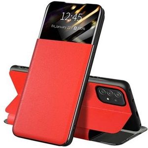 Samsung Galaxy A52 5G, Galaxy A52s Front Smart View Flip Case - Rood