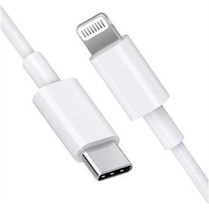 Saii Fast USB-C / Lightning Kabel - 1m - Wit