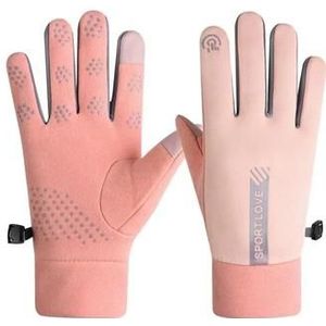SportLove Women Windproof Touchscreen Handschoenen - Roze