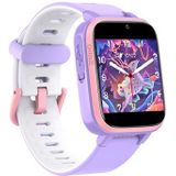 Waterbestendige Smartwatch Y90 Pro met Dubbele Camera voor Kinderen - Paars