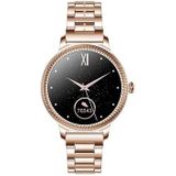 Smartwatch voor dames met hartslag AK38 - Goud