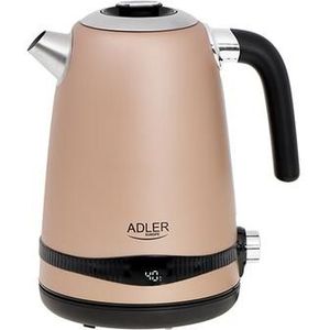 Adler AD 1295 SS - kampioen gouden waterkoker - 1,7L met LCD-scherm en temperatuurregeling