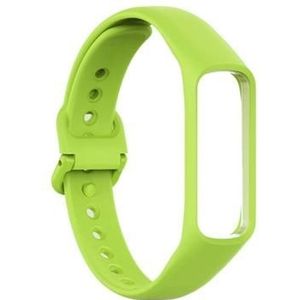 Samsung Galaxy Fit 2 Vervangende Siliconen Band met Geïntegreerd Frame - Groen