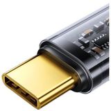 Joyroom S-CC100A20 Gevlochten USB-C Kabel - 100W, 2m - Zwart