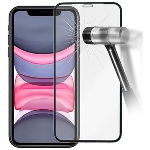 Prio 3D iPhone XR / iPhone 11 Screenprotector van gehard glas - Zwart