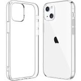 Saii Premium Anti-Slip iPhone 13 TPU Hoesje - Doorzichtig