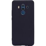 Anti-Vingerafdruk Mat Huawei Mate 10 Pro TPU Hoesje - Zwart