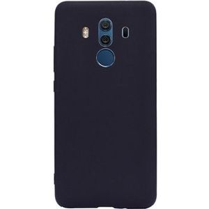 Anti-Vingerafdruk Mat Huawei Mate 10 Pro TPU Hoesje - Zwart