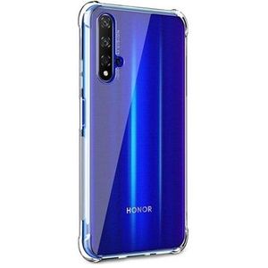 Schokbestendig Huawei Nova 5T, Honor 20/20S TPU Hoesje - Doorzichtig