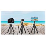 Apexel APL-JJ025 Multifunctional Octopus Tripod Set - Black