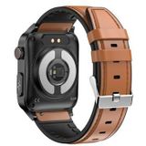 Smartwatch met Gezondheidsbewaking E500 - Elegante Band - Bruin