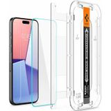 iPhone 15 Spigen Glas.tR Ez Fit Displayfolie - 2 St.