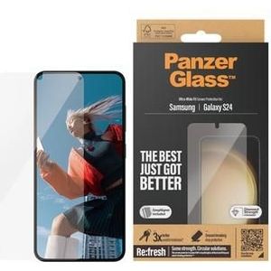 Samsung Galaxy S24 PanzerGlass Ultra-Wide Fit EasyAligner Screenprotector - Doorzichtig