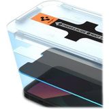 Spigen Glas.tR Ez Fit Privacy iPhone 13/13 Pro Screenprotector - 9H - 2 St.