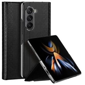 Samsung Galaxy Z Fold5 Dux Ducis Bril Flip Hoesje - Zwart