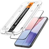 iPhone 15 Spigen Glas.tR Ez Fit Full Cover Screen Protector - 2 Pcs. - Black Edge