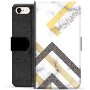 iPhone 7/8/SE (2020)/SE (2022) Premium Portemonnee Hoesje - Abstract Marble