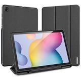 Samsung Galaxy Tab S6 Lite/S6 Lite (2022) Dux Ducis Domo Tri-Fold Smart Folio Hoesje - Zwart