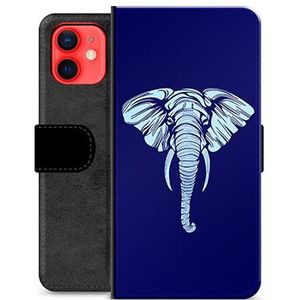 iPhone 12 mini Premium Portemonnee Hoesje - Olifant