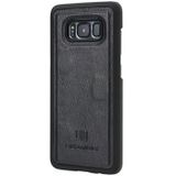 Samsung Galaxy S8+ DG.Ming 2-in-1 Wallet Leren Hoesje - Zwart