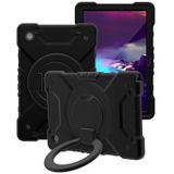 Samsung Galaxy Tab A8 10.5 (2021) Heavy Duty 360 Case met Draagriem - Zwart