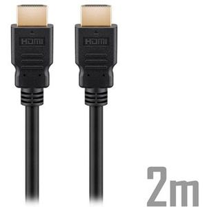 Goobay Ultra High Speed HDMI 2.1 8K Kabel - 2m - Zwart