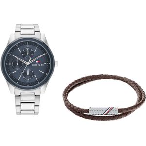 Tommy Hilfiger Heren Gift Set met Horloge en Armband TH2770014B