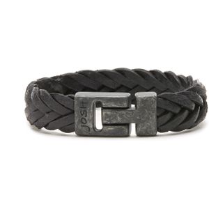 Josh Vintage - heren Armband - Zwart