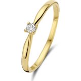 Isabel Bernard De la Paix Céline 14 karaat gouden ring | diamant 0.05 ct | IBD330001-60