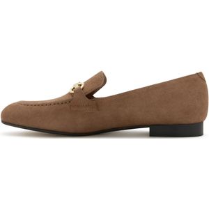 Isabel Bernard Vendôme | Leren/Suède Taupe Loafers Dames | Met Laptopvak  36 | IB51100-178-36