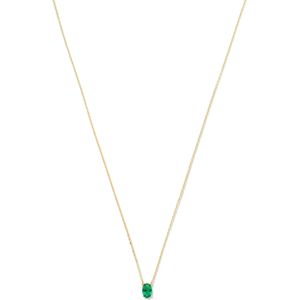 Isabel Bernard Baguette Olivia 14 karaat gouden collier IB340098